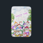 Snowmans Bath Mat jul Party Badrumsmatta<br><div class="desc">Lycklig Snowmans God jul Party Funny Teckning Tecknad Snögubbe och text - Välj / lägg till din unika text / teckensnitt / Färg - Gör din Speciella gåva - Ändra storlek och flytta eller ta bort och lägg till inslag / bild med anpassning verktyg! - Teckning och MJÖLKS utformning. Du...</div>