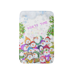 Snowmans Bath Mat jul Party Badrumsmatta