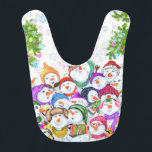 Snowmans jul Baby Bip Gift Hakklapp<br><div class="desc">Lycklig Snowmans God jul Party Funny Teckning Tecknad Snögubbe - Välj / lägg till din unika text / teckensnitt / Färg - Gör din Speciella gåva - Ändra storlek och flytta eller ta bort och lägg till inslag / bild med anpassning verktyg! - Teckning och MJÖLKS utformning. Du kan också...</div>