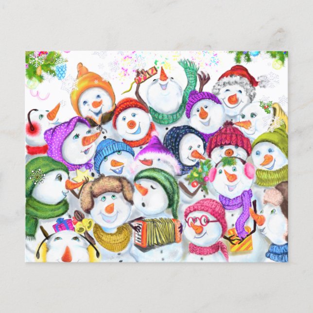 Snowmans jul Flyer Gift (Framsidan)