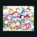 Snowmans jul Flyer Gift<br><div class="desc">Lycklig Snowmans God jul Party Funny Teckning Tecknad Snögubbe - Välj / lägg till din unika text / teckensnitt / Färg - Gör din Speciella gåva - Ändra storlek och flytta eller ta bort och lägg till inslag / bild med anpassning verktyg! - Teckning och MJÖLKS utformning. Du kan också...</div>