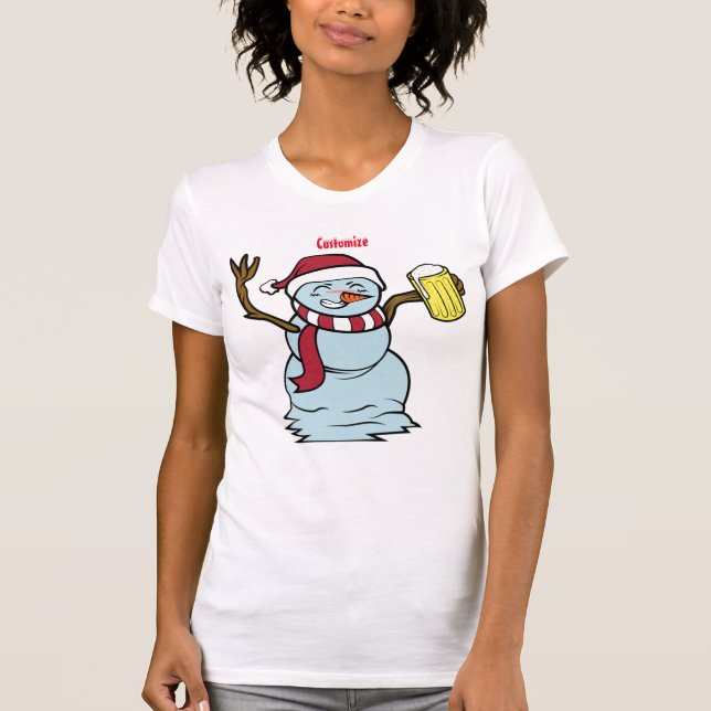 SnowmanThunder_Cove-dricksdisken T Shirt (Framsida)