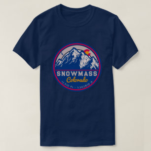 Snowmass Colorado Aspen rocky mountains Skiing T Shirt