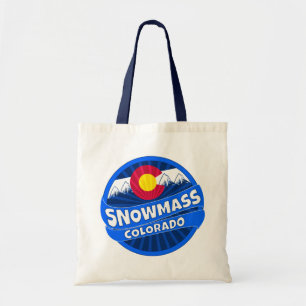 Snowmass Colorado bergsbränna till säcken Tygkasse