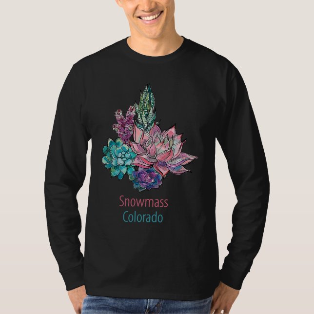 Snowmass  Colorado  Souvenir T Shirt (Framsida)
