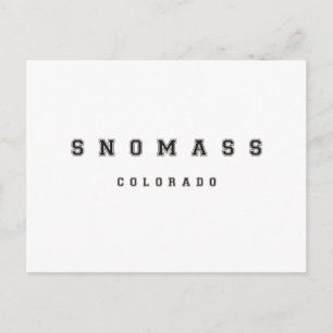 Snowmass Colorado Vykort