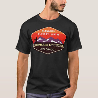 Snowmass Mountain Colorado 14ers Bergsklätting T Shirt