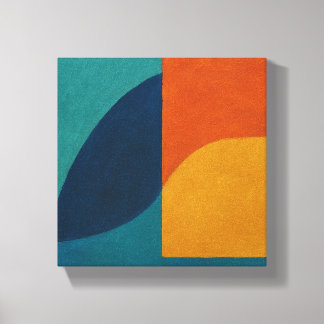 "Snowmelt Resonance" Abstract Canvastryck