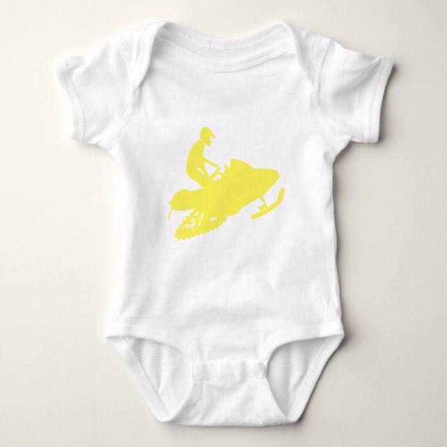 Snowmobil/sledder Tee (Framsida)