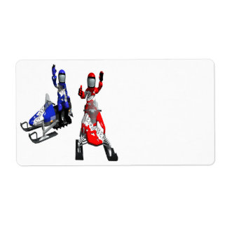 Snowmobil Tävling Fraktsedel