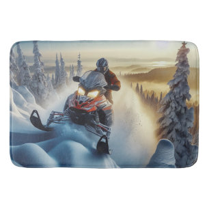 Snowmobile Bath Mat Badrumsmatta