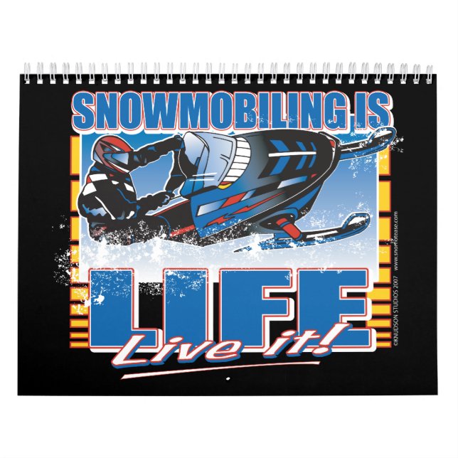 Snowmobile Calander Kalender (Omslag)