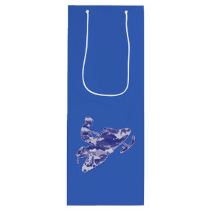 Snowmobile in Camouflage Blue