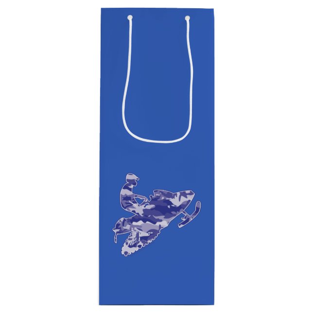 Snowmobile in Camouflage Blue (Framsidan)