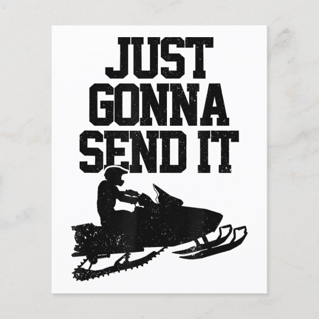 Snowmobile kommer bara att skicka den till en snyg (Framsida)
