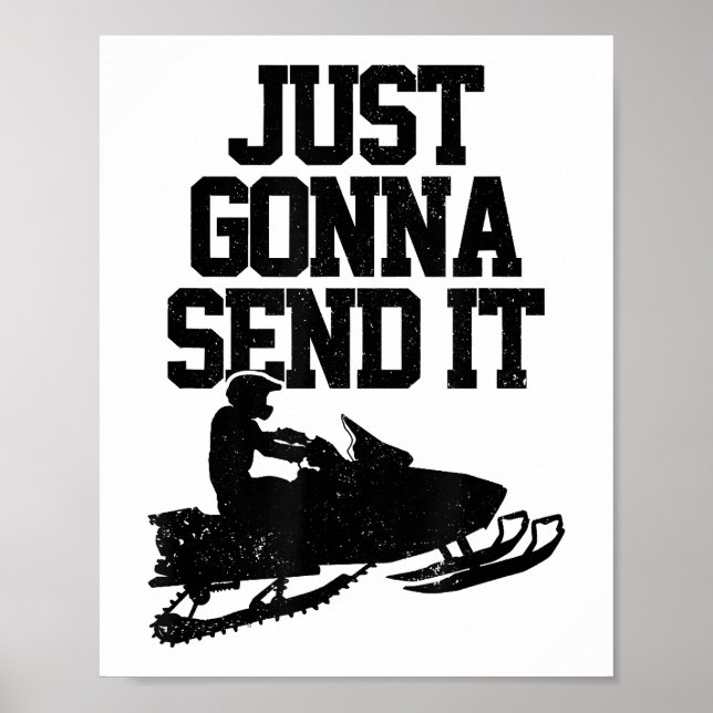 Snowmobile kommer bara att skicka den till en snyg poster (Framsidan)