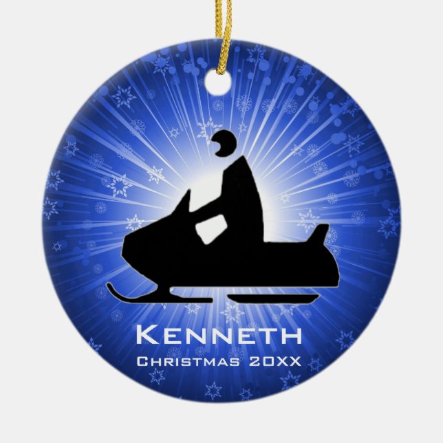 Snowmobile Ornament (Framsidan)
