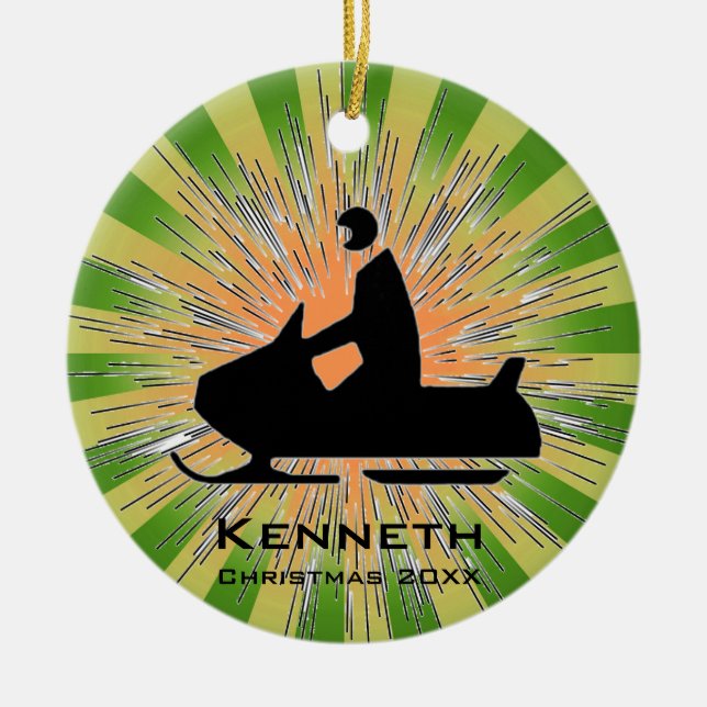 Snowmobile Ornament (Framsidan)