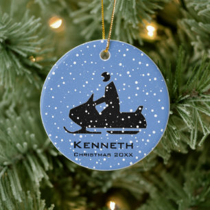 Snowmobile Ornament