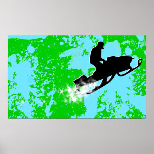 snowmobile. pudra trail.en poster
