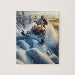 Snowmobile Puzzle Pussel