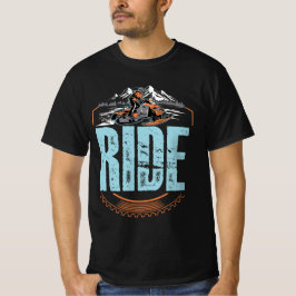 Snowmobile Ride Snowmobiling Winter Äventyr Spor T Shirt