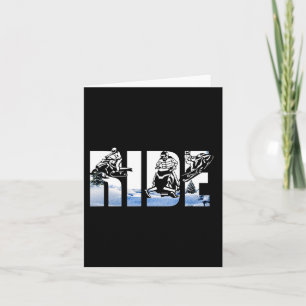 Snowmobile Ride Snowmobiling Winter Sport Skiers S Kort