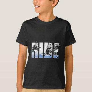 Snowmobile Ride Snowmobiling Winter Sport Skiers S T Shirt