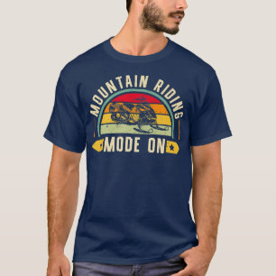 Snowmobile Riding Sled Mountain Riding Mode på T Shirt