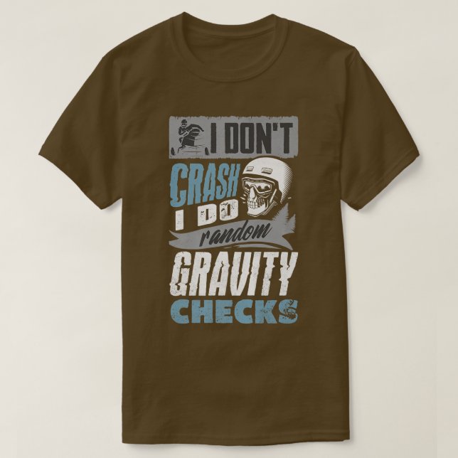 Snowmobile Riding Snowmobiling I Do Random Gravity T Shirt (Design framsida)