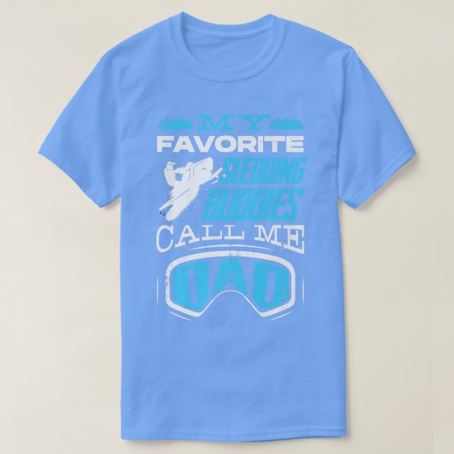 SnowMobile Riding Snowmobiling Snowmobiler Far T Shirt (Design framsida)