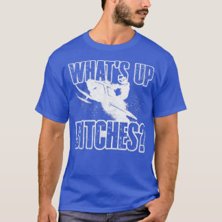 Snowmobile Riding Snowmobiling Whats Up Ditches Fu T Shirt