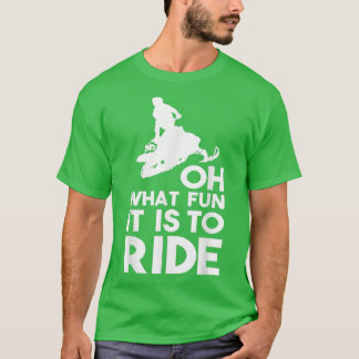 Snowmobile Riding T Shirt