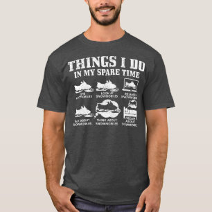 Snowmobile Sak gör i min snåltidsljude Snowmo T Shirt