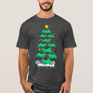 Snowmobile Sled Julgran Julafton för snömobiler T Shirt