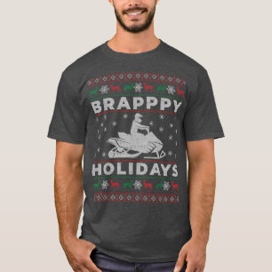 SnowMobile Ugly jul Sweater Gift for Snowmob T Shirt