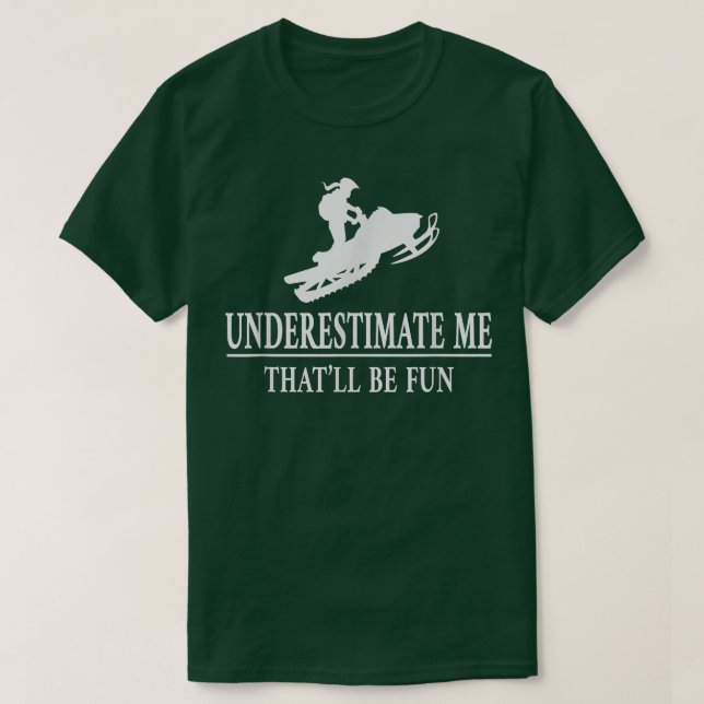Snowmobile Underestimat mig, Dam Empowerment 54 T Shirt (Design framsida)