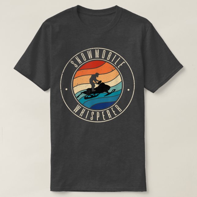 Snowmobile Whisperer T Shirt (Design framsida)