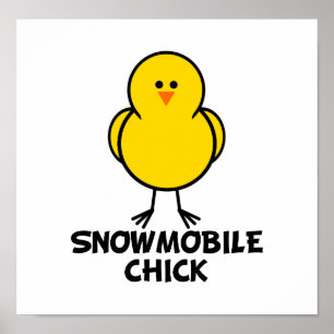 Snowmobilechick Poster