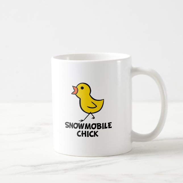 Snowmobilechickmugg Kaffemugg (Höger)