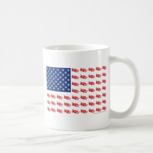 Snowmobileflagga Kaffemugg