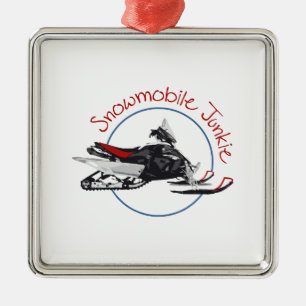 Snowmobileknarkare Julgransprydnad Metall