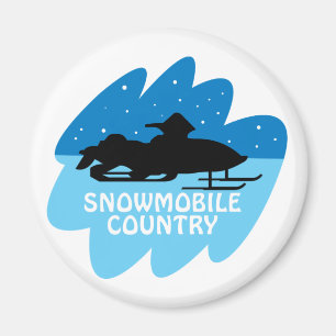 Snowmobileland Magnet