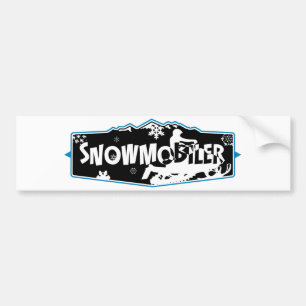 SNowmobiler bildekal
