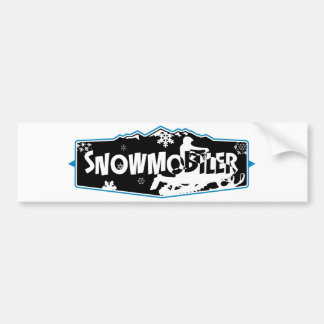 SNowmobiler bildekal