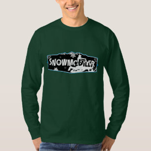 Snowmobiler Hanes Nano långärmadT-tröja T Shirt