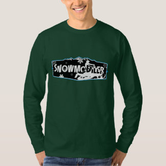 Snowmobiler Hanes Nano långärmadT-tröja T Shirt