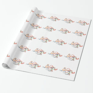Snowmobiler skisserar presentpapper