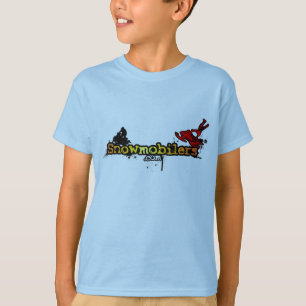 Snowmobilers.com barns skjorta tee shirt