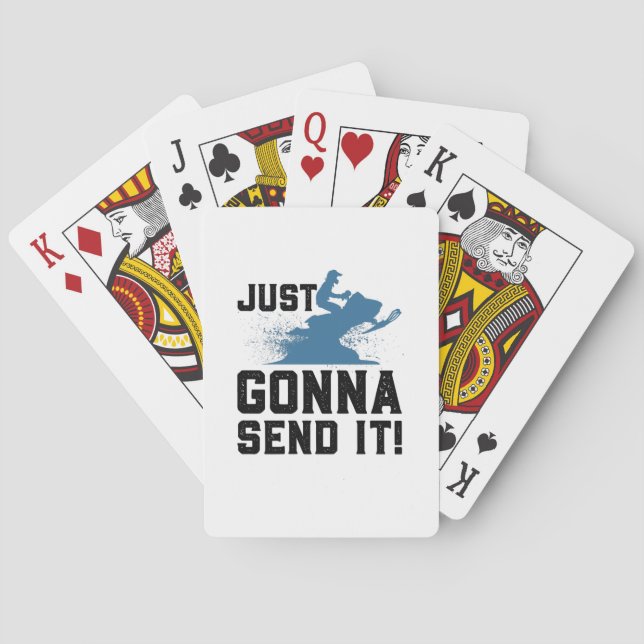 Snowmobiling Casinokort (Baksidan)